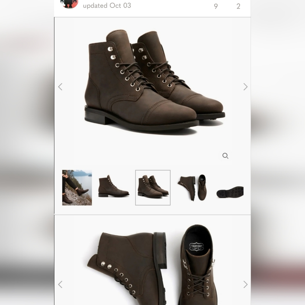 Thursdays boots